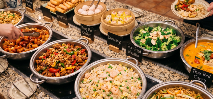 All-you-can-eat-Restaurant: Schätzung durch Sicherheitszuschlag